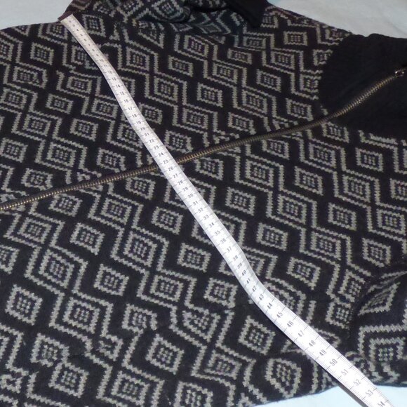 Telluride Black / Gray long cardigan sz L - Picture 10 of 16